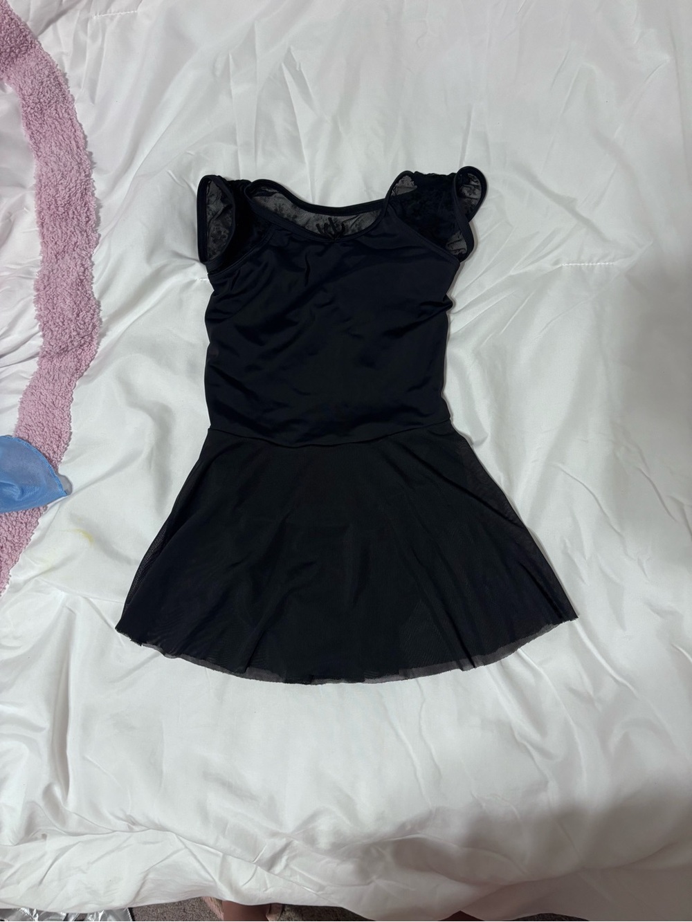 Black Dance Leotard with Skirt